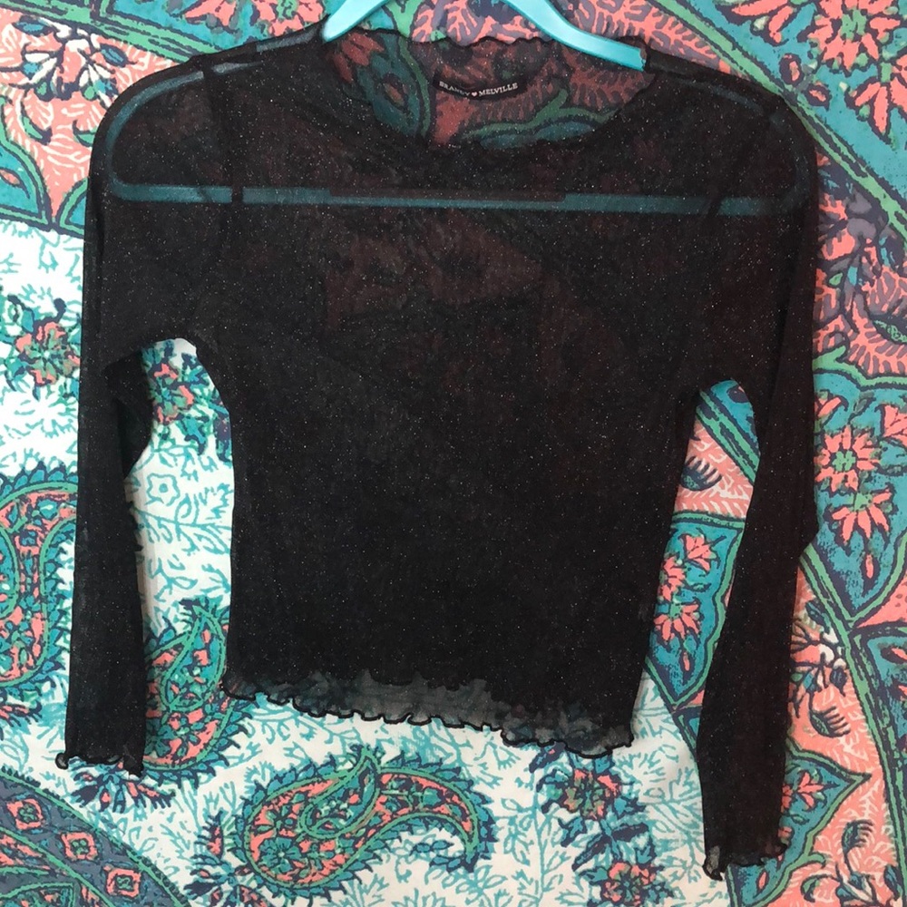 Brandy Melville Glitter Top
